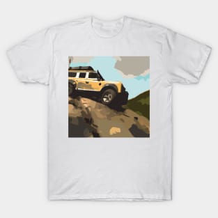 Landrover Defender Classic at the Blue Rag Range Track, Australia T-Shirt